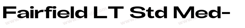Fairfield LT Std Med字体转换